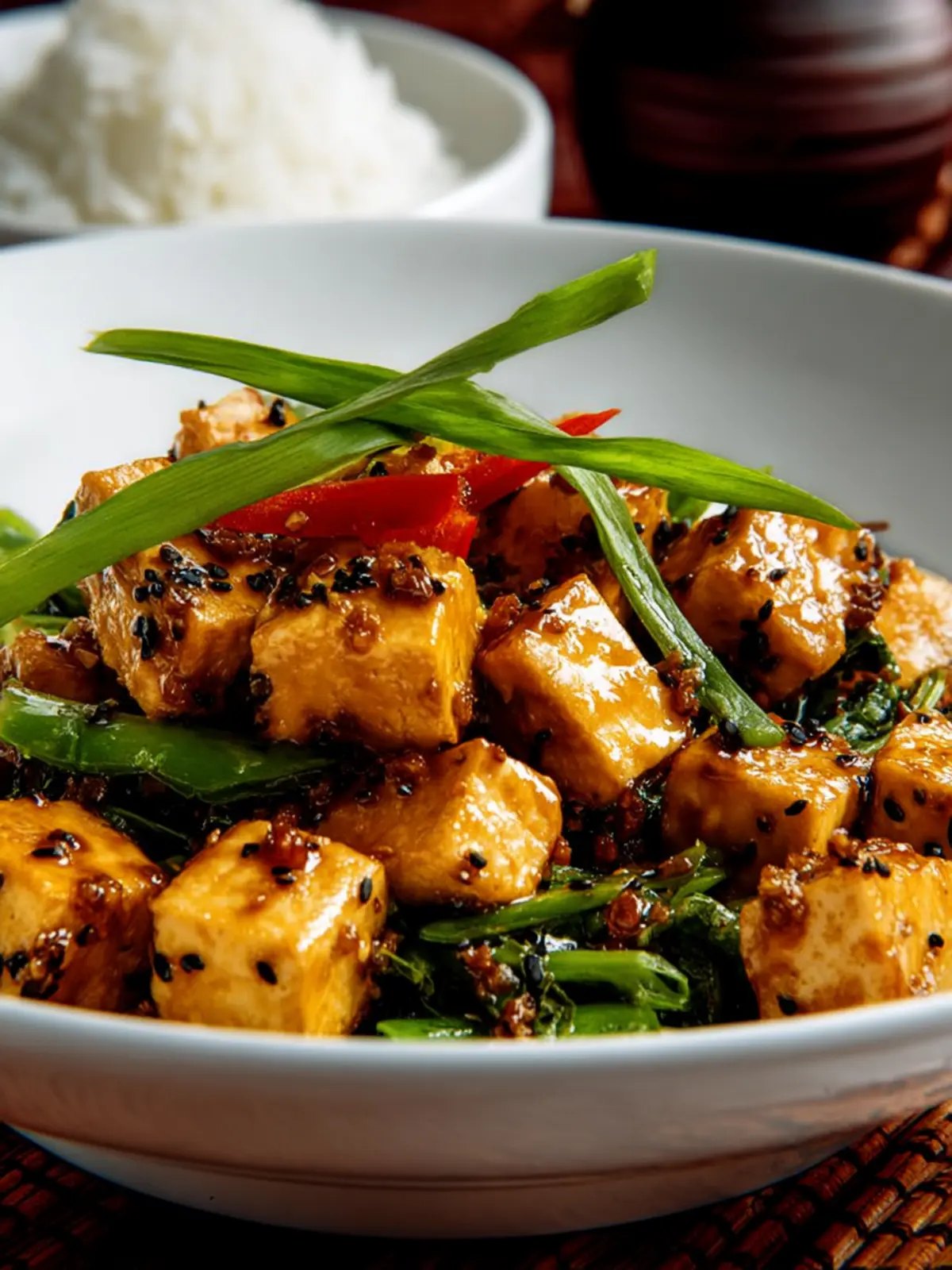 Stir-Fried Tofu (with Ginger and Soy Sauce) First Image