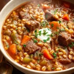 Beef Barley Soup First Image