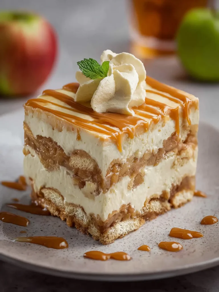 Caramel Apple Tiramisu First Image