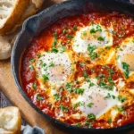 Easy Shakshuka (Eggs Poached in Tomato Sauce) First Image