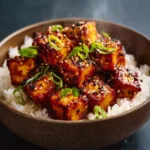 Honey Garlic Tofu First Image