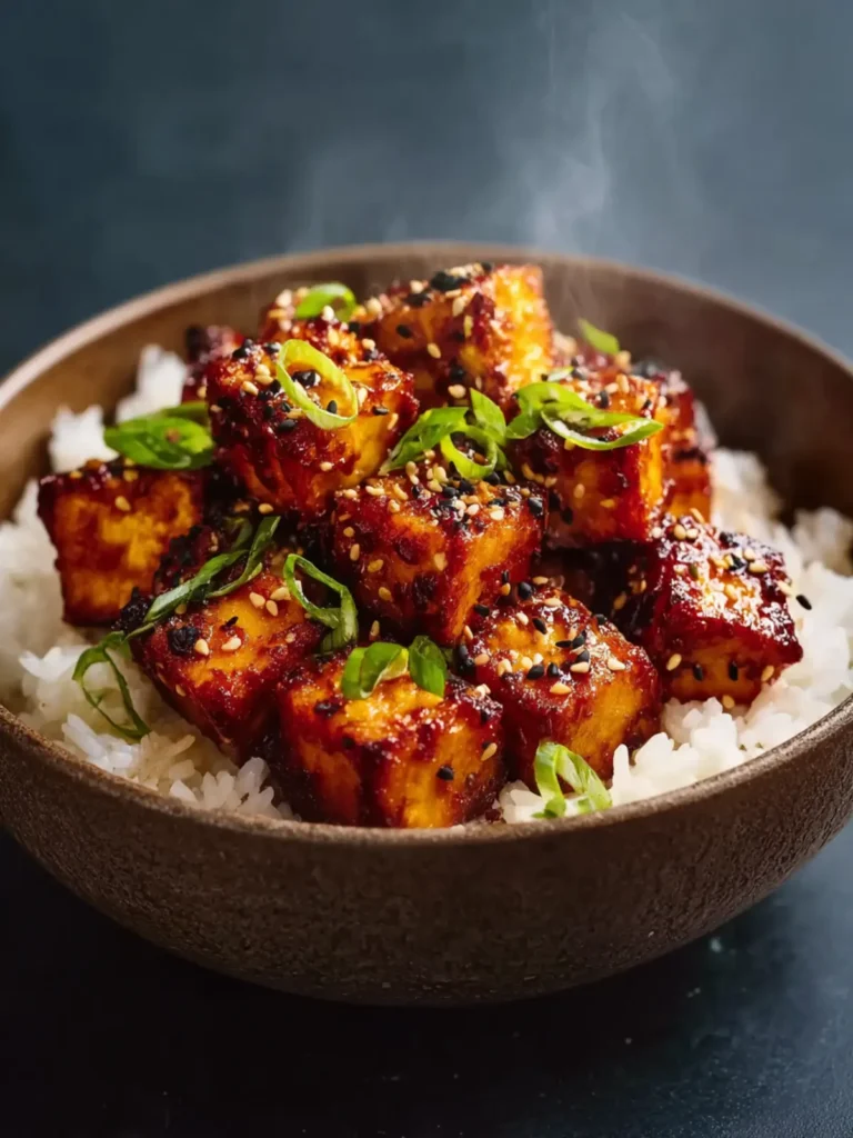 Honey Garlic Tofu First Image