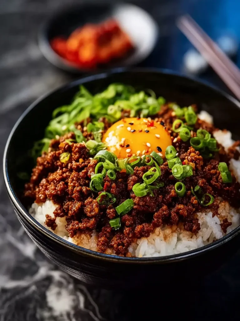 Korean Ground Beef Bowl First Image