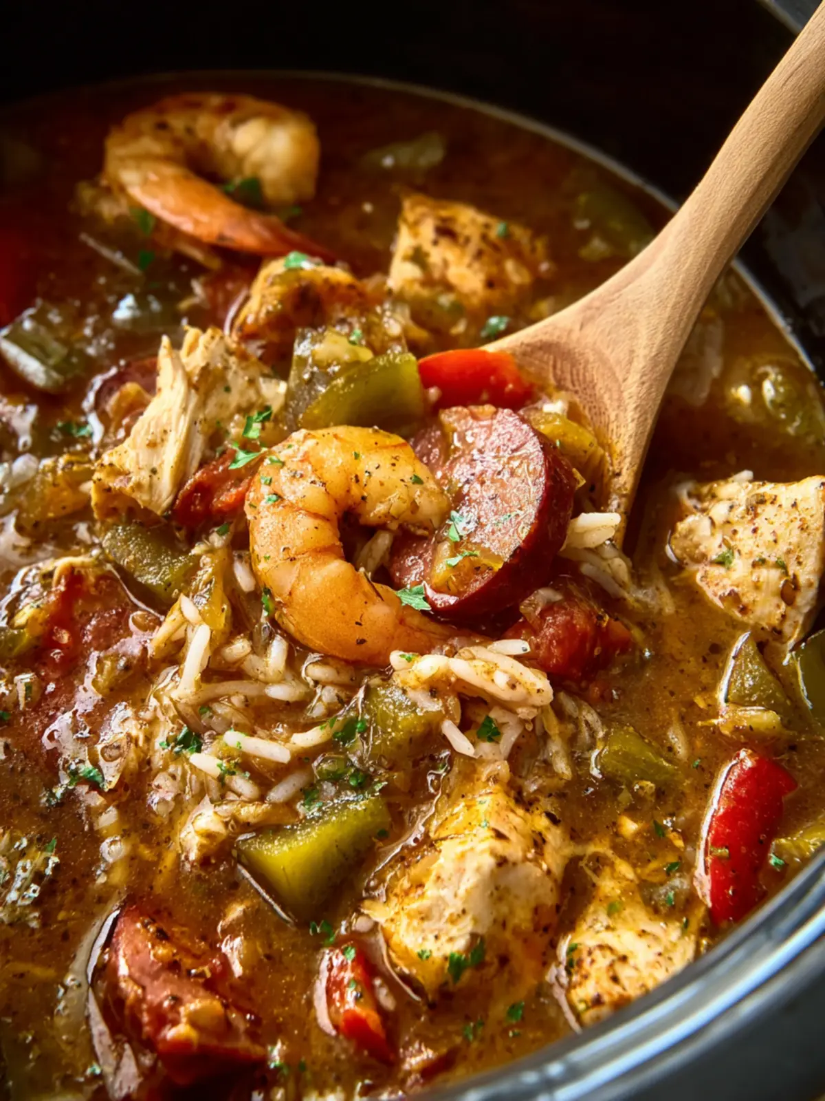 Slow Cooker Crockpot Gumbo First Image