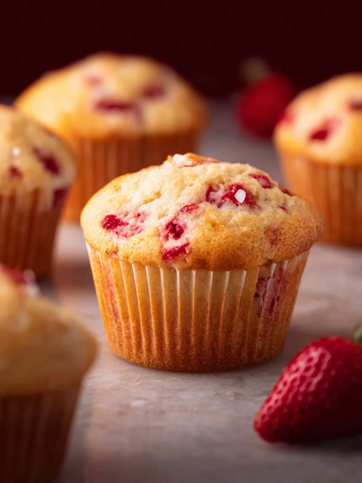 Strawberry Muffins First Image