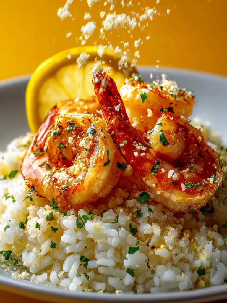 Garlic Butter Shrimp Rice First Image