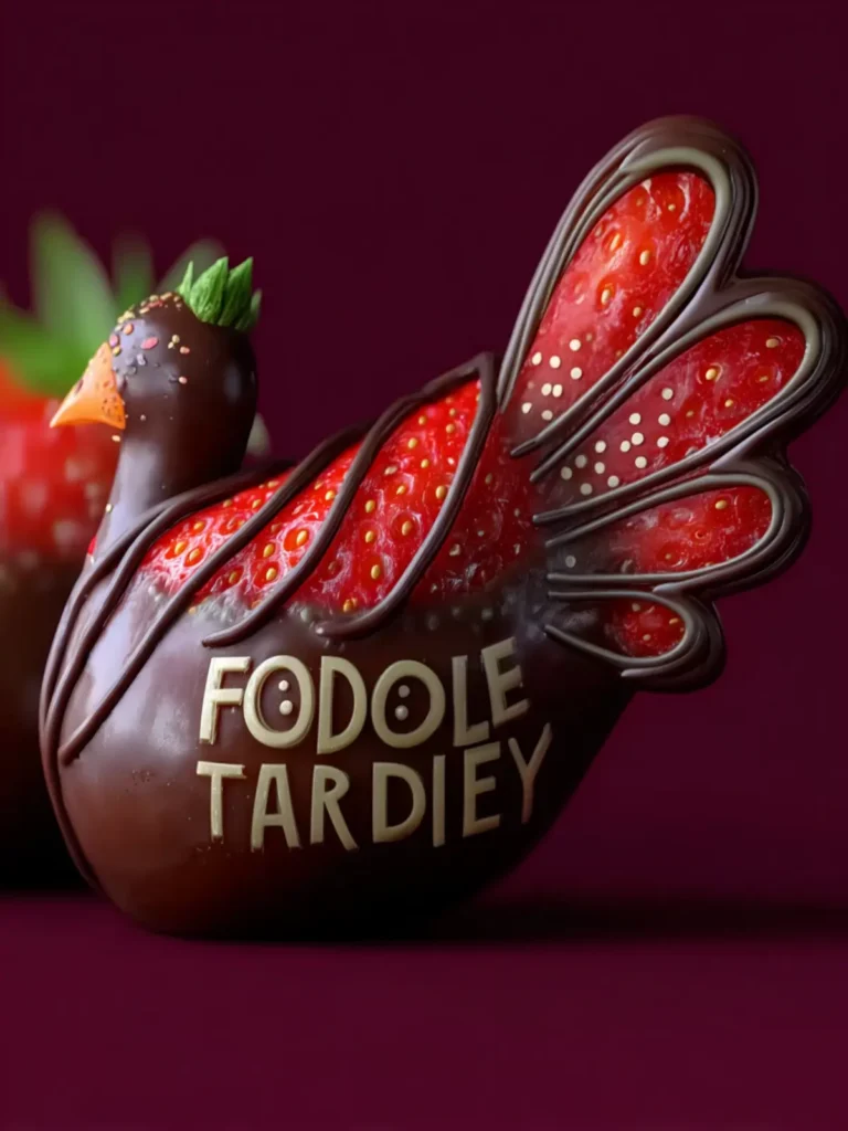 chocolate covered strawberry turkeys First Image