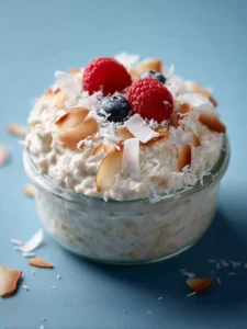 coconut cream pie overnight oats First Image